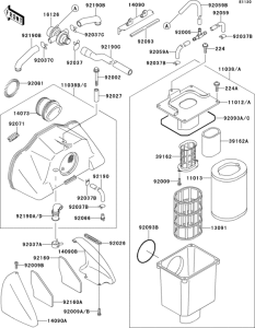 ZR1100 Air cleaner(1 / 2)