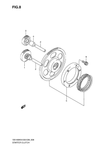 VS1400 Муфта стартера