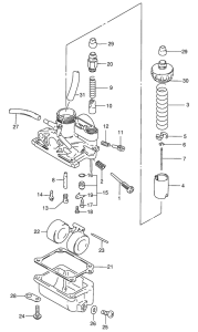 FM50 Carburetor assy