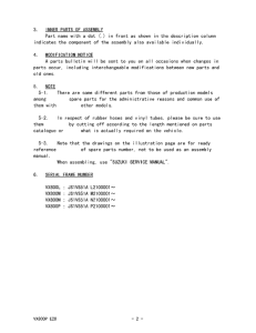 VX800 Catalog preface