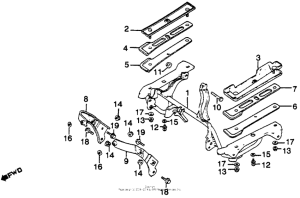 GL650I Gl650i cowl stay