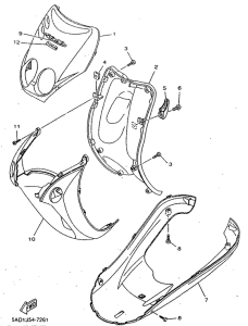 YN50R Ветровое стекло