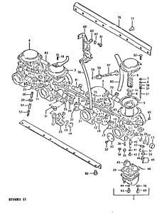 GS550 Carburetor assy