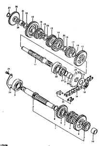 TS125 Трансмиссия