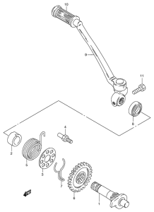 RG50 Ножной стартер