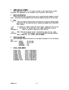 DL650 Catalog preface