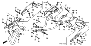 SLR650 Глушитель