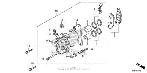 MSX125 Передний суппорт