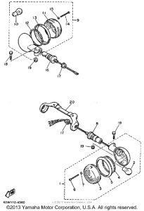 XV700NC Поворотники