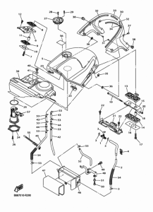 FJR1300A フユエルタンク