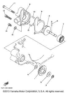 YZ125G1 Водяной насос