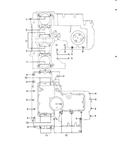 KZ1000 Crankcase bolt & stud pattern