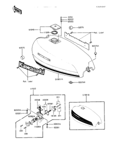 KZ550 Tank fuel