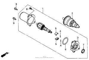 SA50 Starter motor 94