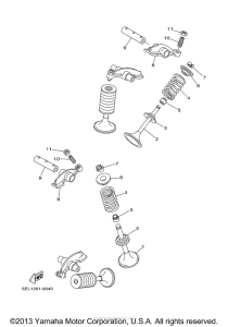 XVS11ATYCL Клапана