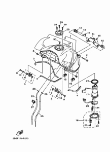 XT1200Z Топливная магистраль