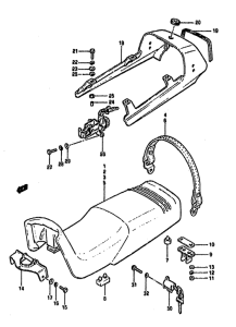 GSX750 Пружина