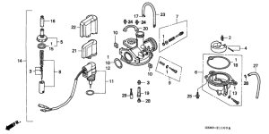 SFX50 Carburetor assy
