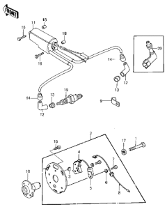 KZ250 Зажигание