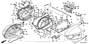 GL1800B Боковые кофры