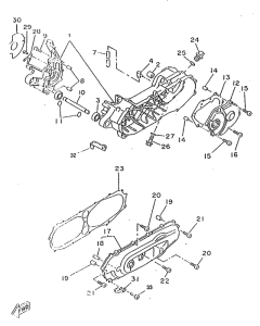 CW50RSX Картер двигателя