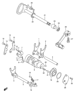 TS50 Переключение передач