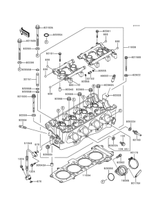 ZX750 Головка цилиндров