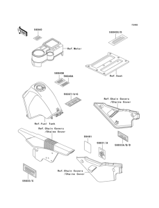 KL650 Лейбл предостережения