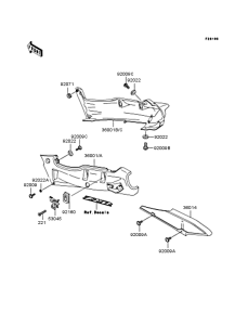 ZX400 Боковые обтекатели