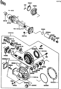 ZG1000 Drive shaft / final gear(1 / 2)