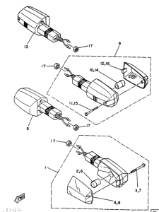 TZR80RR Intermitentes