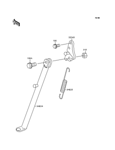 KX60 Подножка
