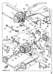 TDM850 Карбюратор
