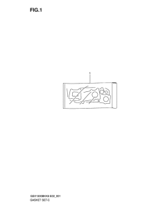 GSX1300BK (ABS) Feed set fuel