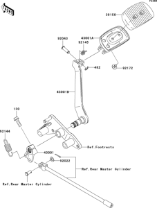 VN2000 Педаль тормоза