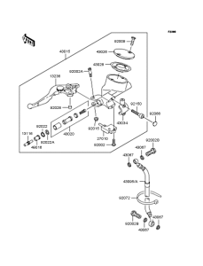 VN1500 Цилиндр сцепления