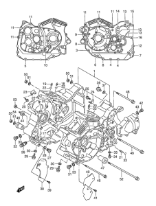 VL1500 Картер двигателя
