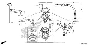 VT1300CR Топливный насос