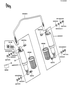 KZ1100 Shock absorbers