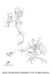 XV1600ARC Рулевые переключатели