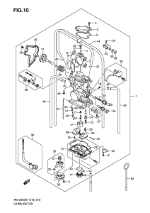 RM-Z450 Carburetor assy