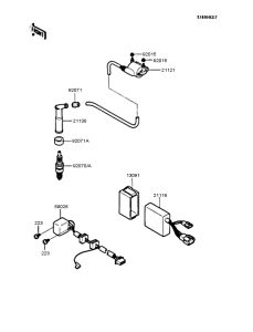KL250 Катушка зажигания
