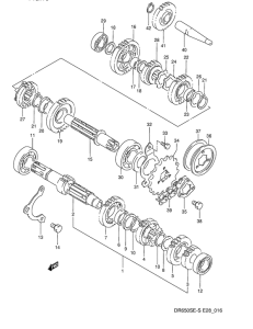 DR650 Трансмиссия