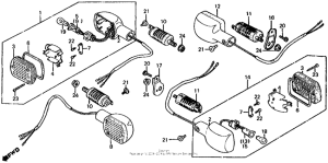 VF700S Задний фонарь