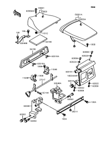 ZX400 Сиденье