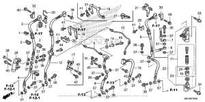 GL1800 Тормозные шланги