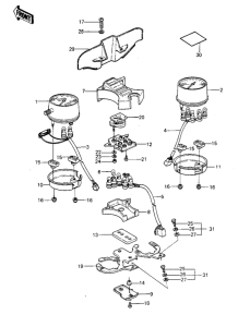 KZ1000 Спидометр