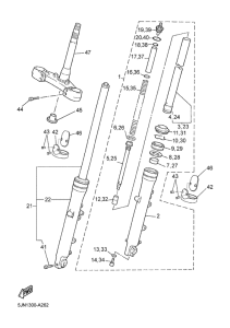 BT1100 Передняя вилка