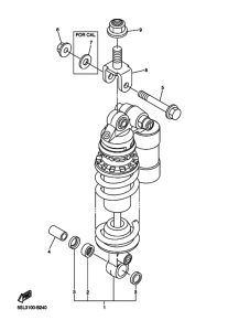 YZF-R6S Задняя подвеска