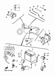 XVS950CR Электрика 2